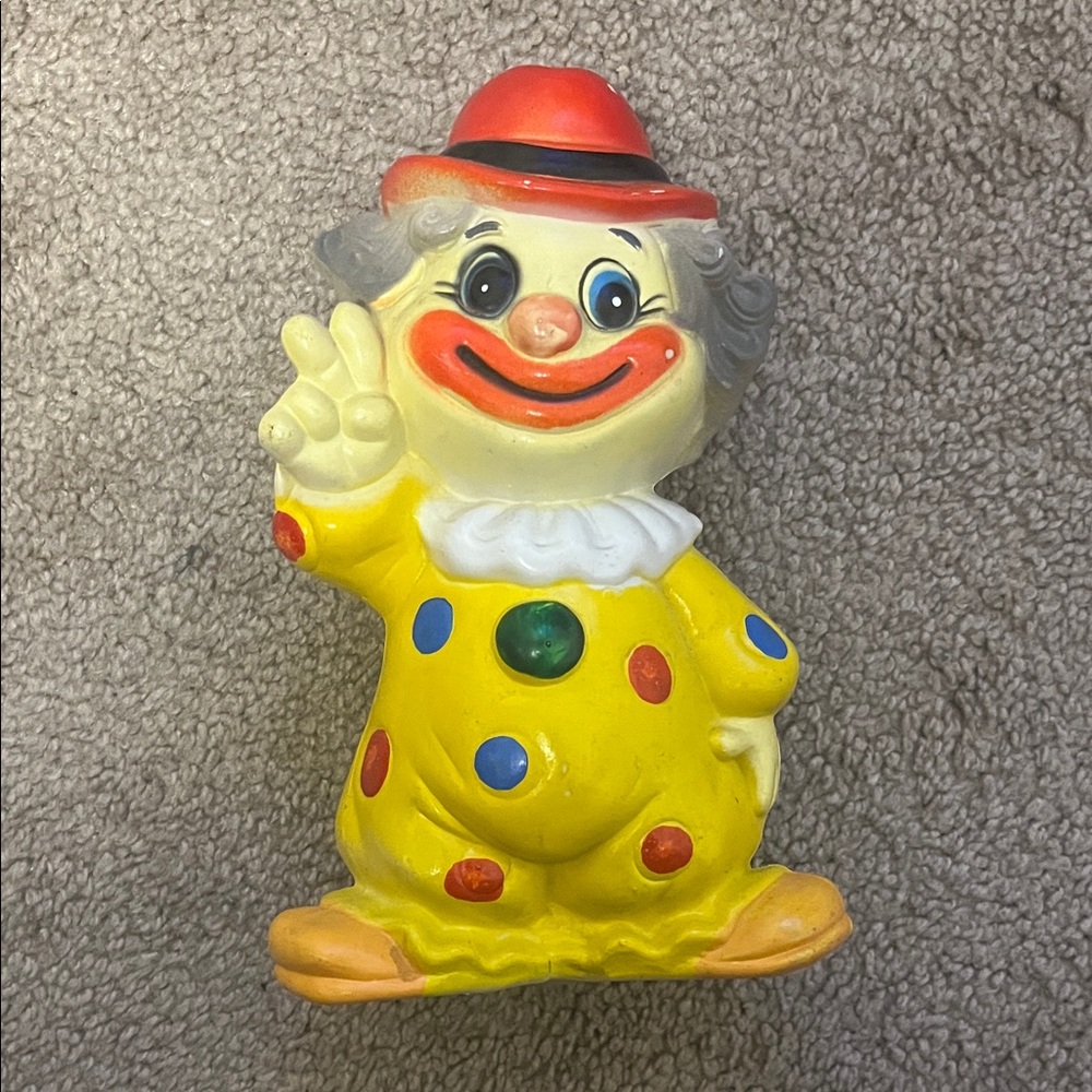 Colorful Clown Figure Coin Bank